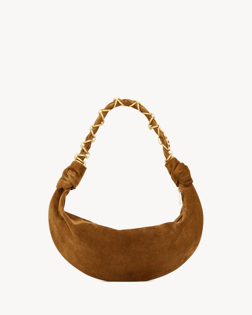 Saint Laurent Brown Amalia Small Hobo