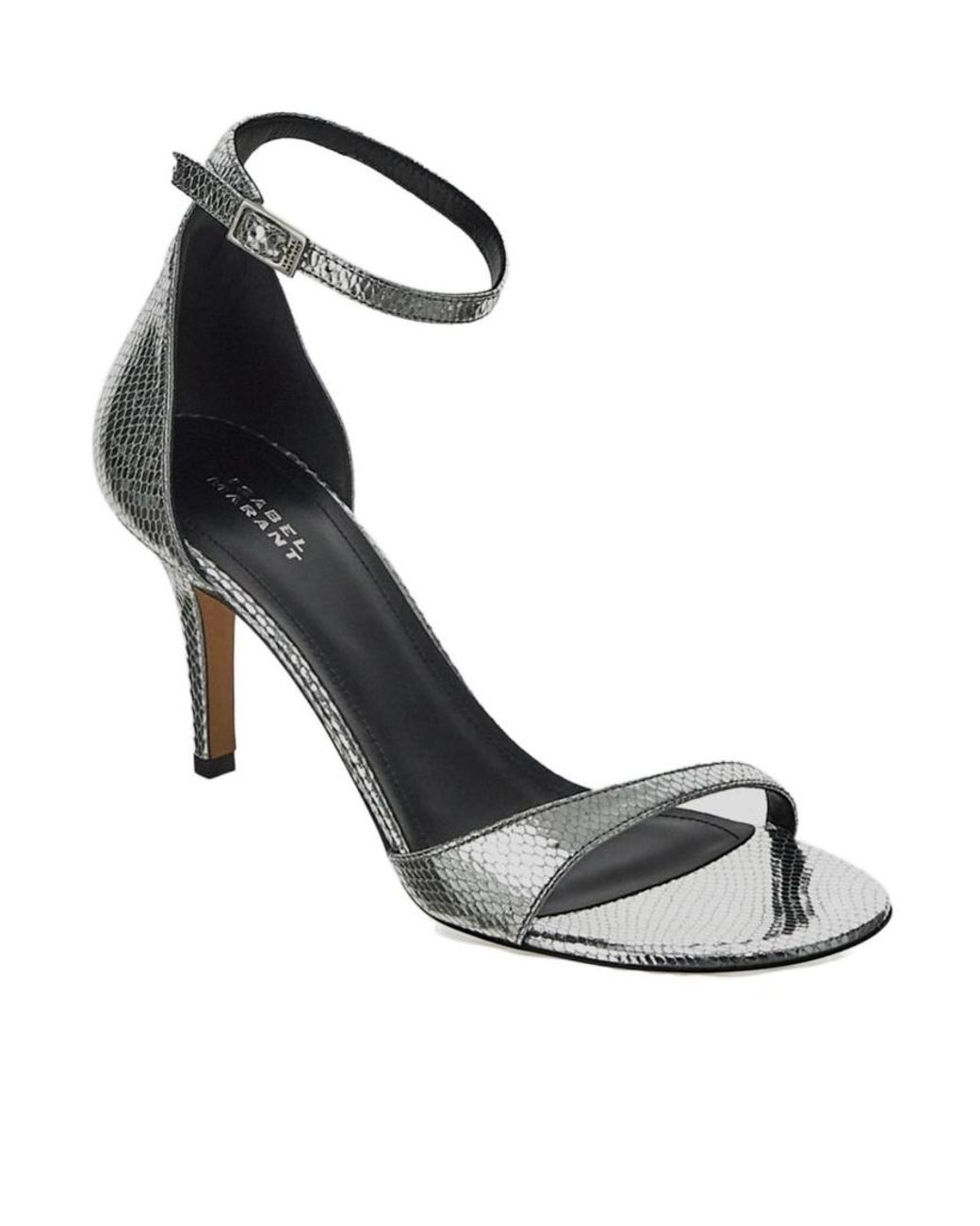 Isabel Marant White Ailisa 80Mm Leather Sandals