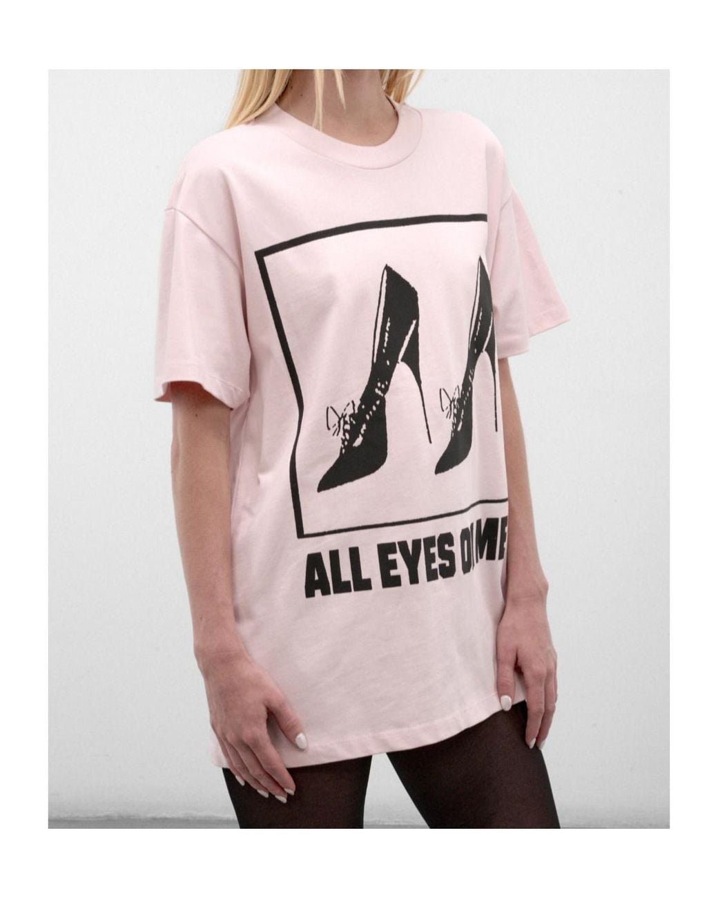 VAQUERA Pink All Eyes On Me Graphic-Print T-Shirt