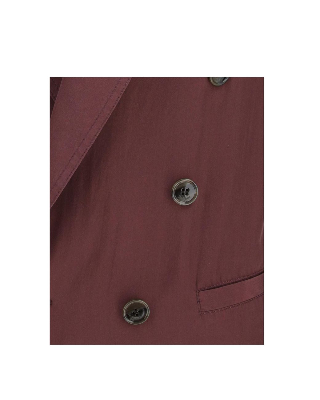 Saint Laurent Purple Double-Breasted Long-Sleeved Jacket
