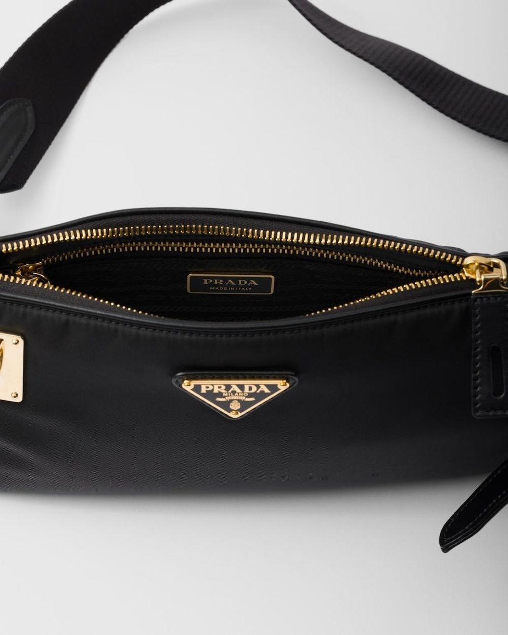 Prada Black Re-Nylon Small Shoulder Bag