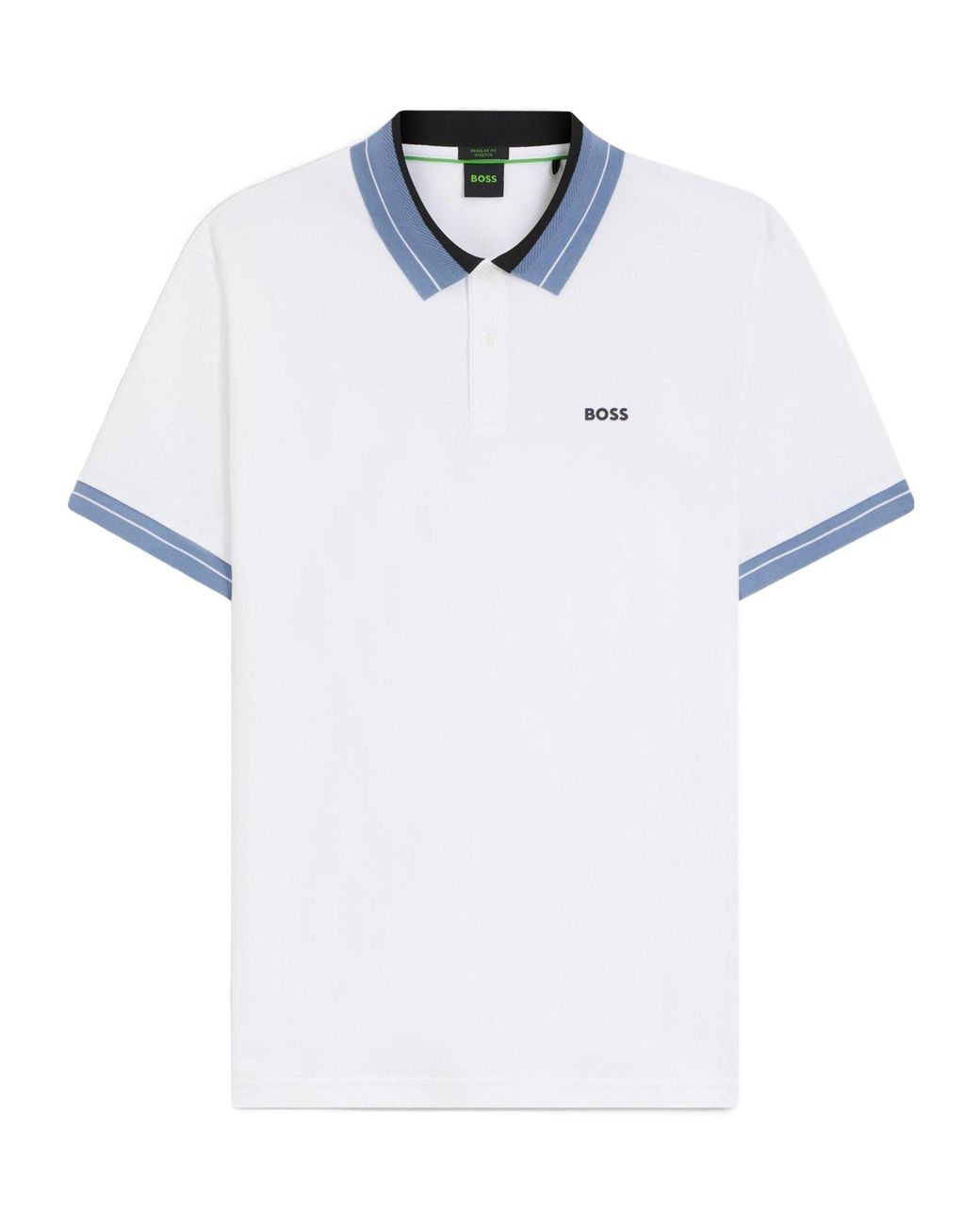 Boss White Shortsleeve Polo Shirt for men