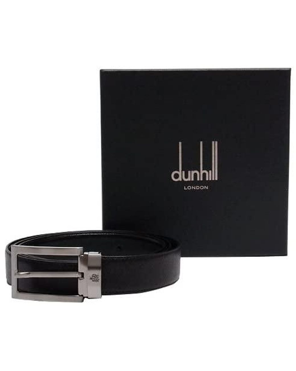 Dunhill Black Logo Belt for men