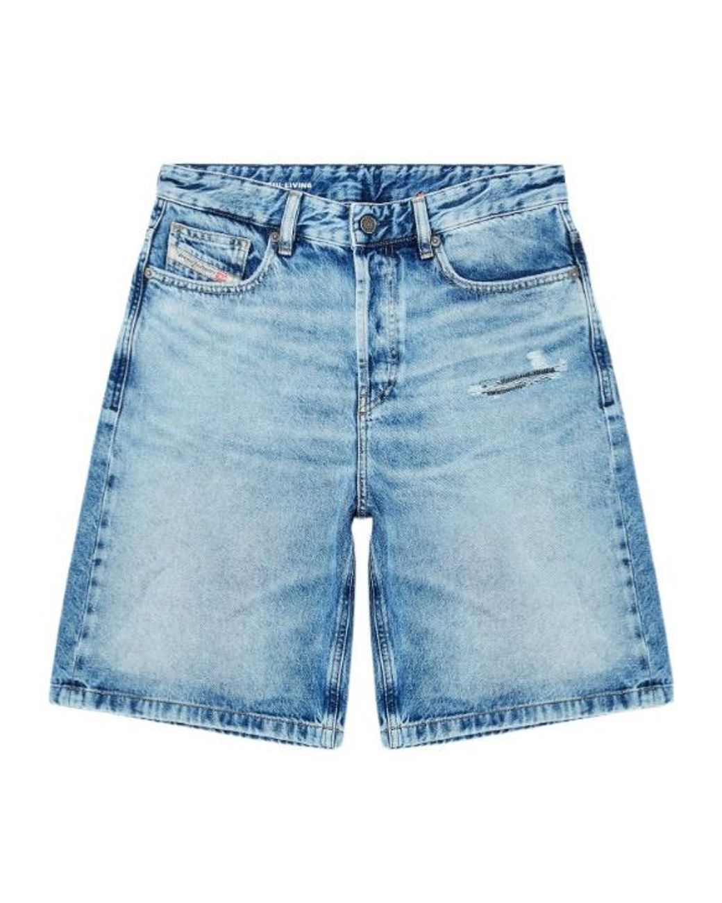 DIESEL Blue De-Sire-Short Denim Shorts