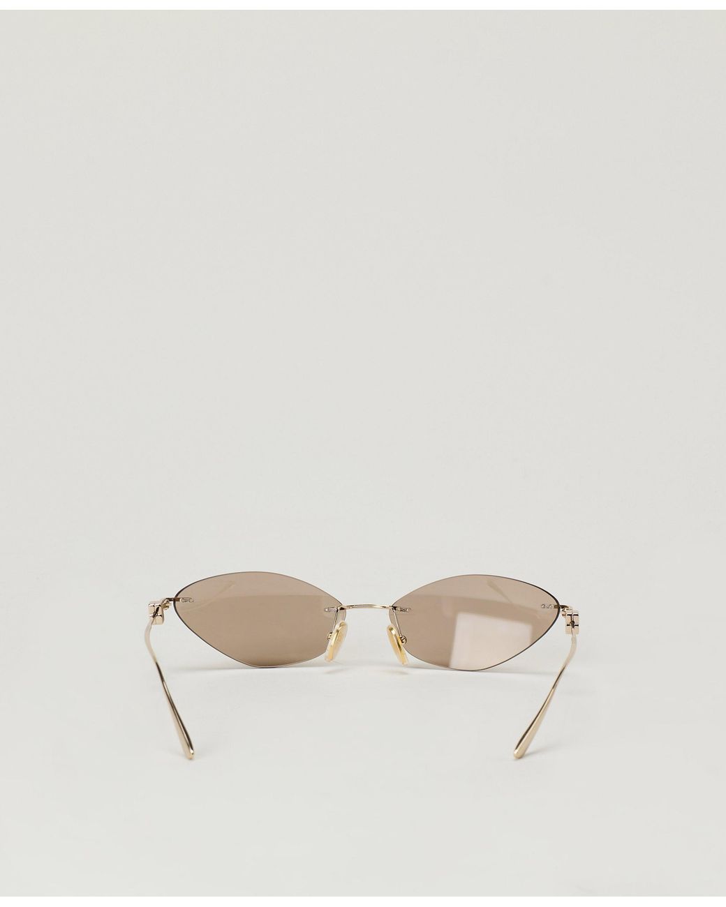 Balenciaga Natural Cat-Eye Sunglasses