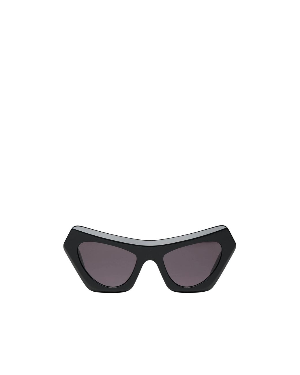 Marni Black Solid Color Cat-Eye Sunglasses