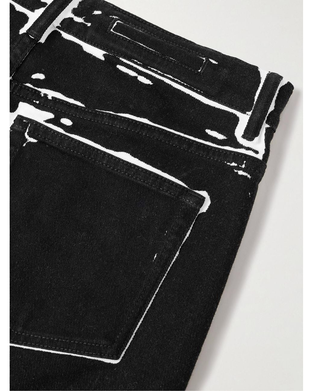 Proenza Schouler Black Color-Block Jeans