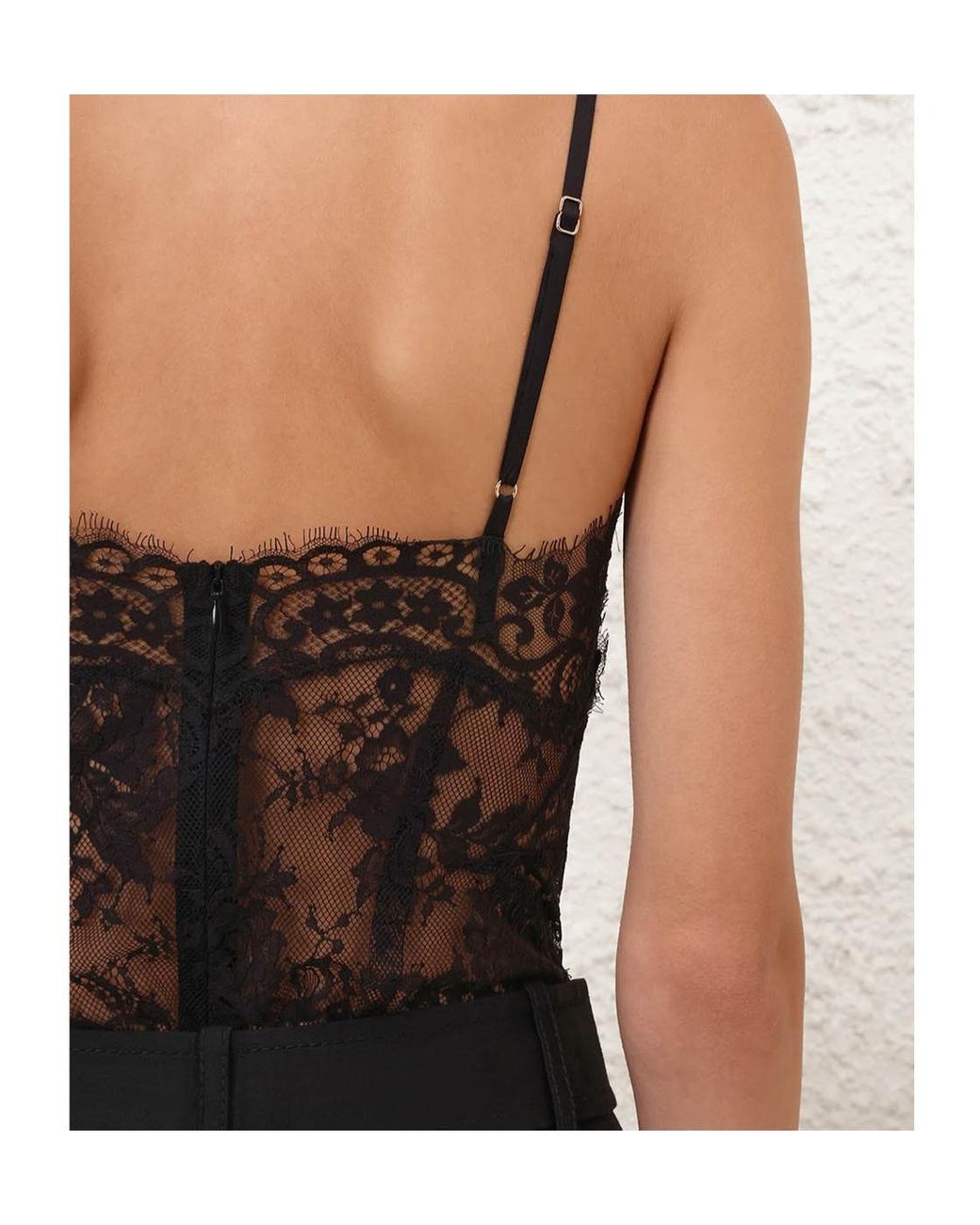 Zimmermann Black Lace Teddy