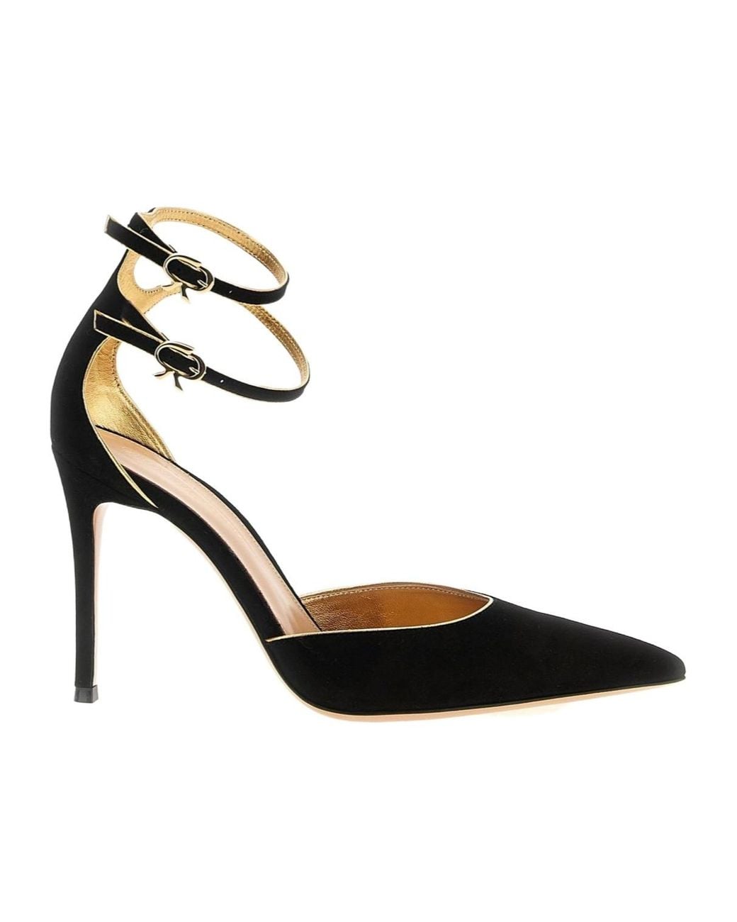 Gianvito Rossi Metallic Ivette Pointed-Toe Pumps