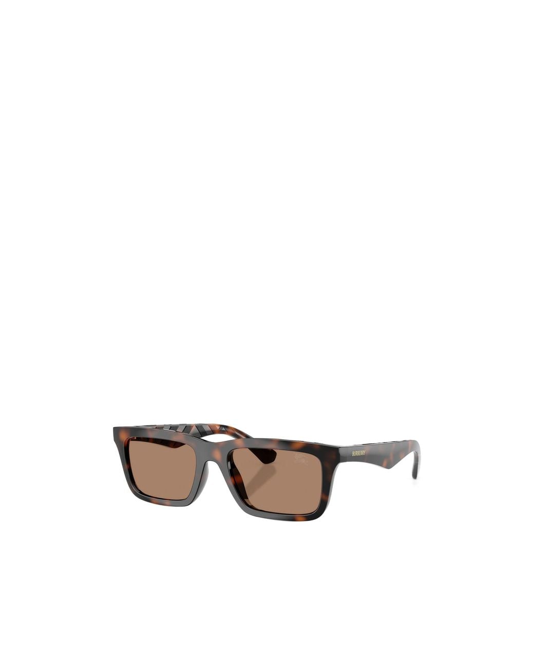 Burberry Brown Eyewear Rectangle Frame Sunglasses for men
