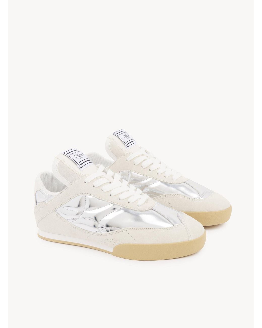 Chloé White Chloé Kick Sneakers