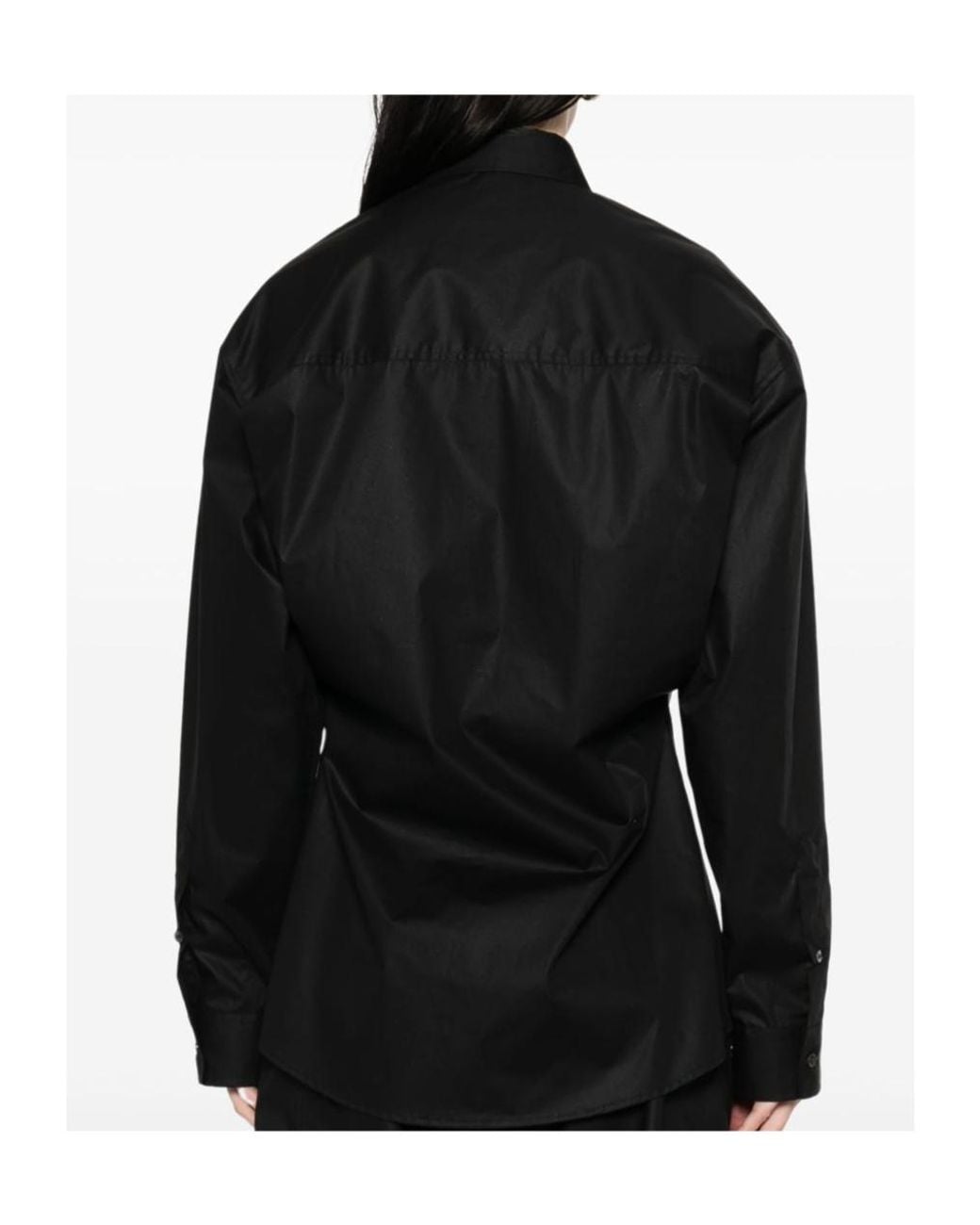 DARKPARK Black Anne Tailored Popeline Shirt