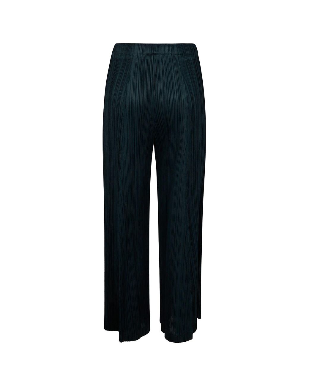Pleats Please Issey Miyake Black Pleated Trousers