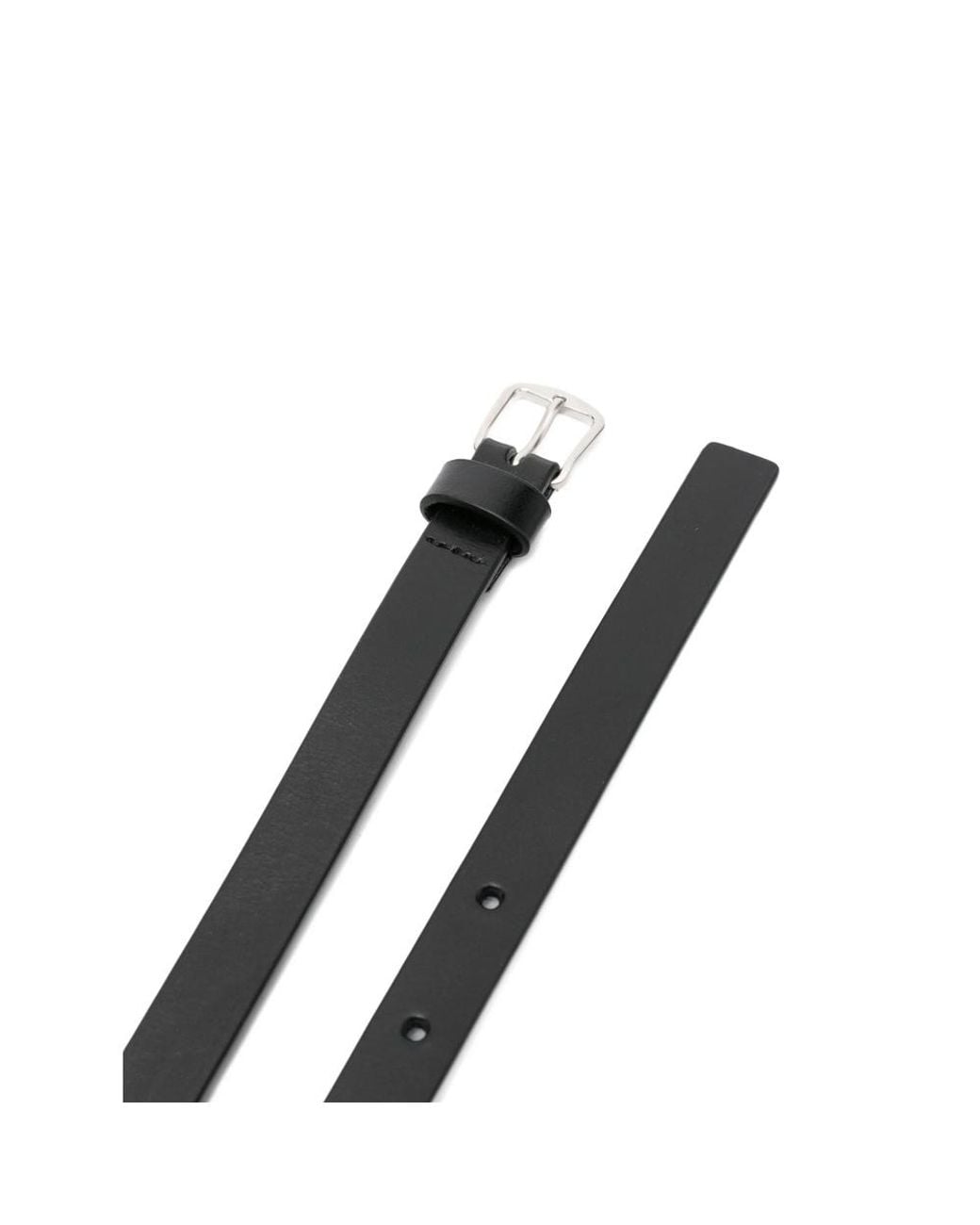 Ann Demeulemeester White Adjustable Waist Belt for men