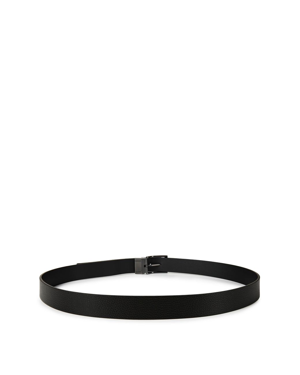 Emporio Armani White Reversible Leather Belt for men