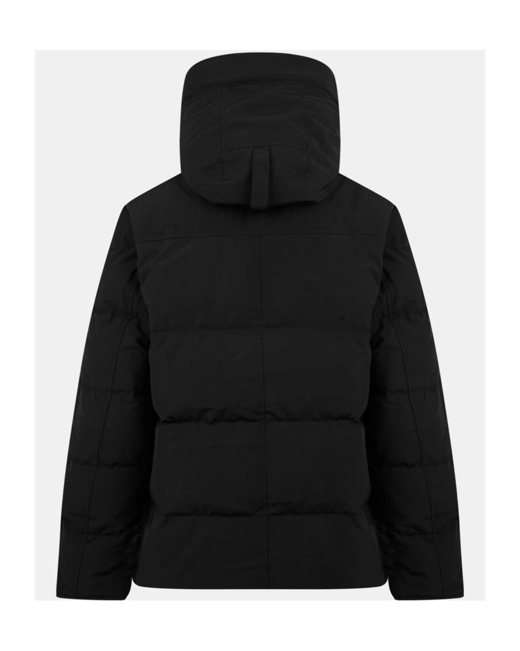 Canada Goose Black Logo Patch Parka Down Jacket for men