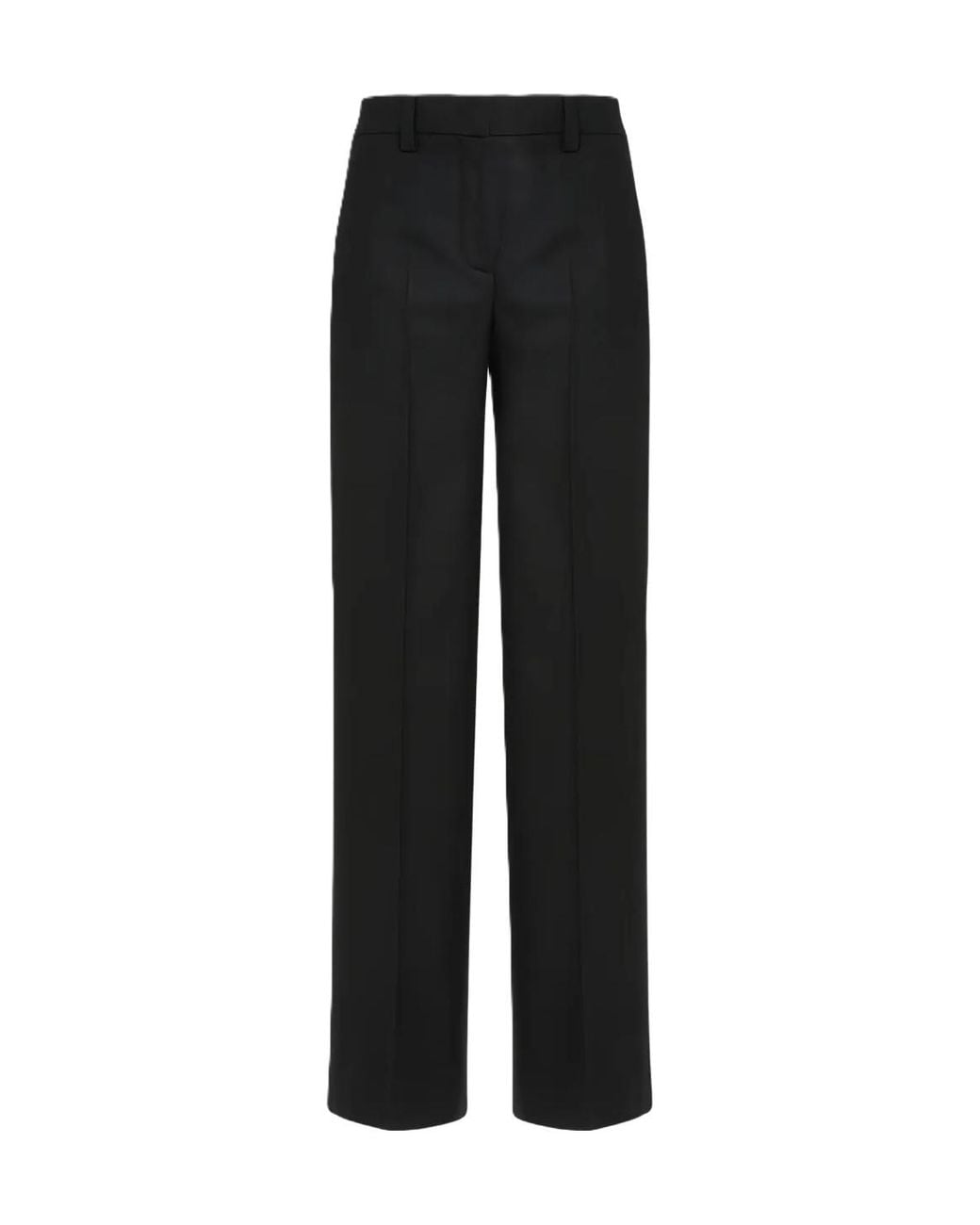Incotex Black Wide-Leg Palazzo Pants