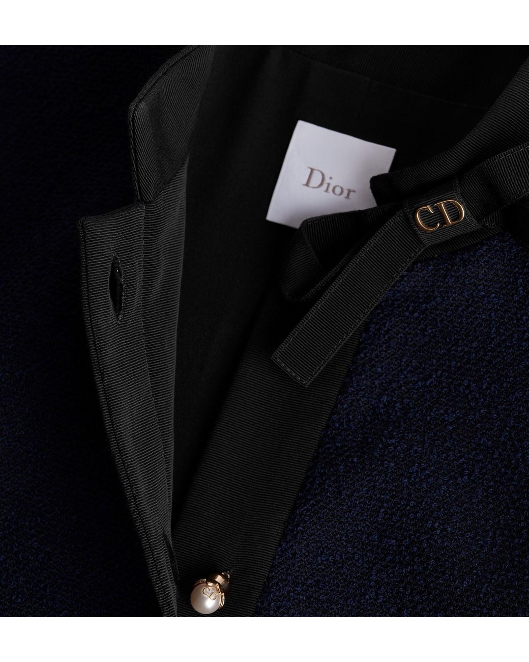 Dior Blue Cropped Jacket