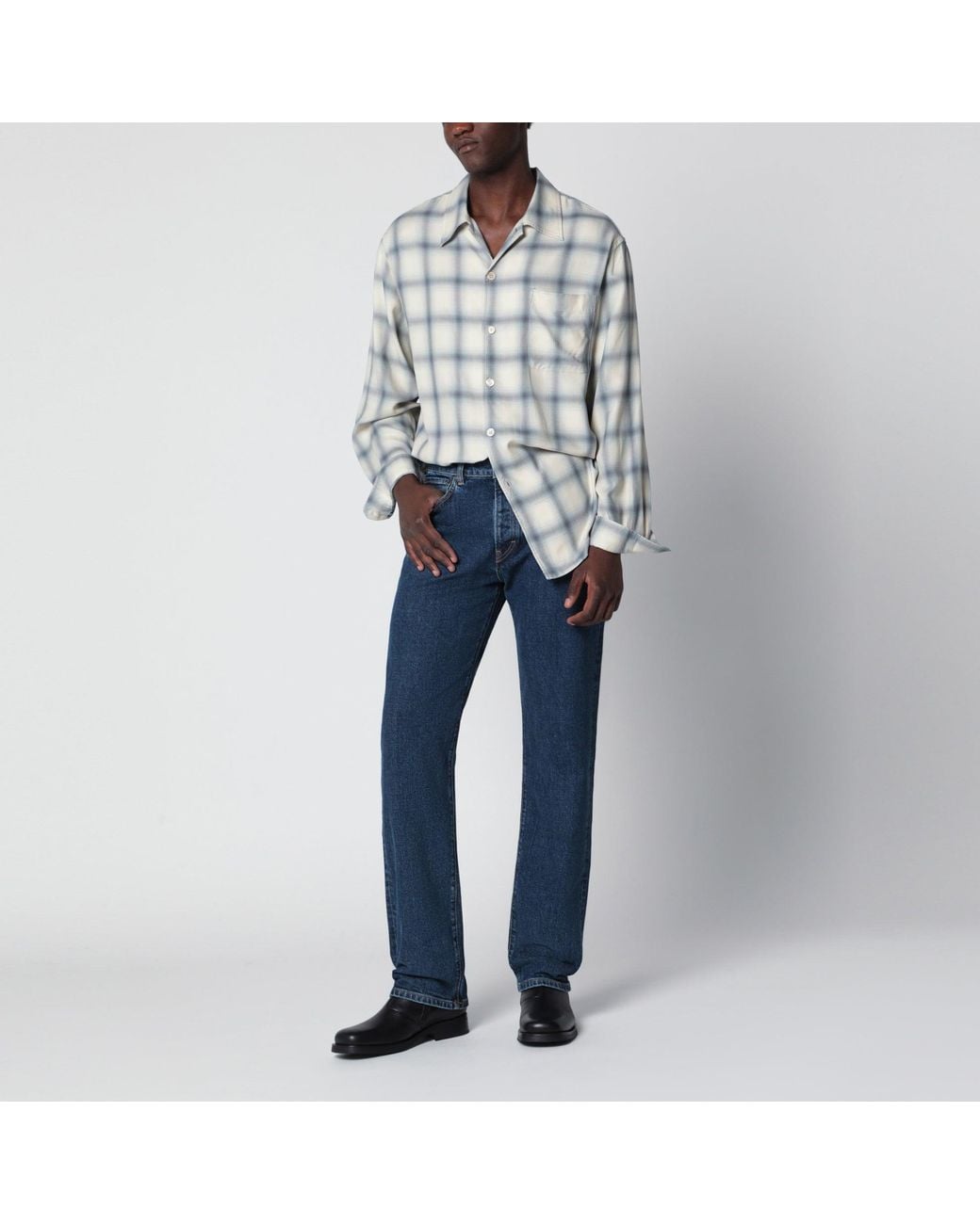 Jeanerica Blue Vintage-Style Casual Jeans for men