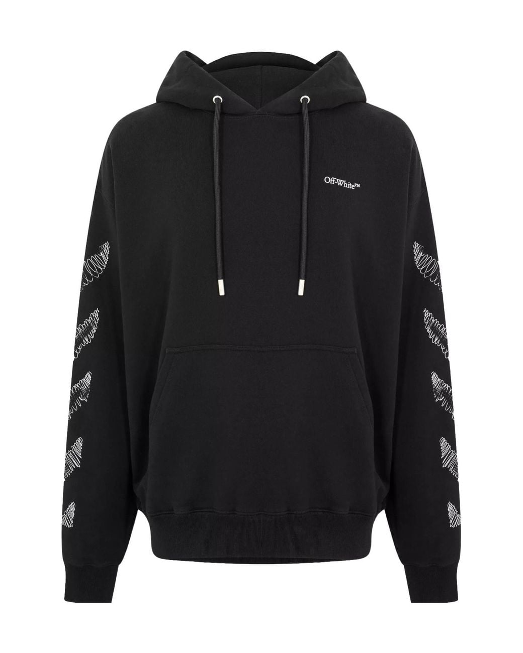 Off-White c/o Virgil Abloh Blue Scrib Diag Over-The-Head Hoodie for men