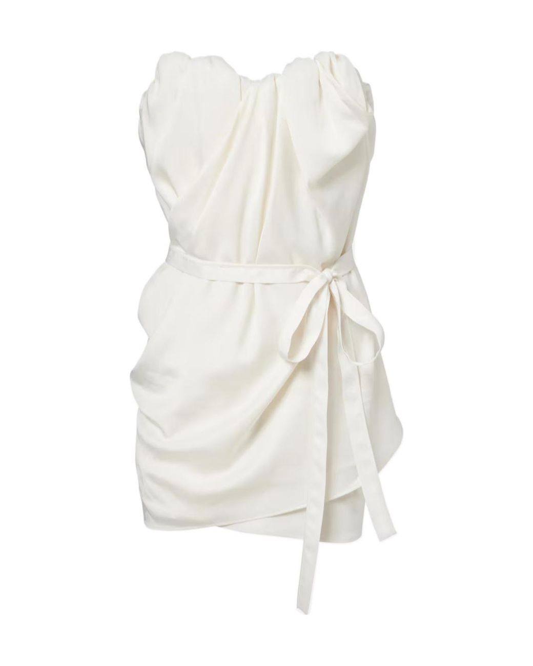 Vivienne Westwood White Susana Draped Corset Dress