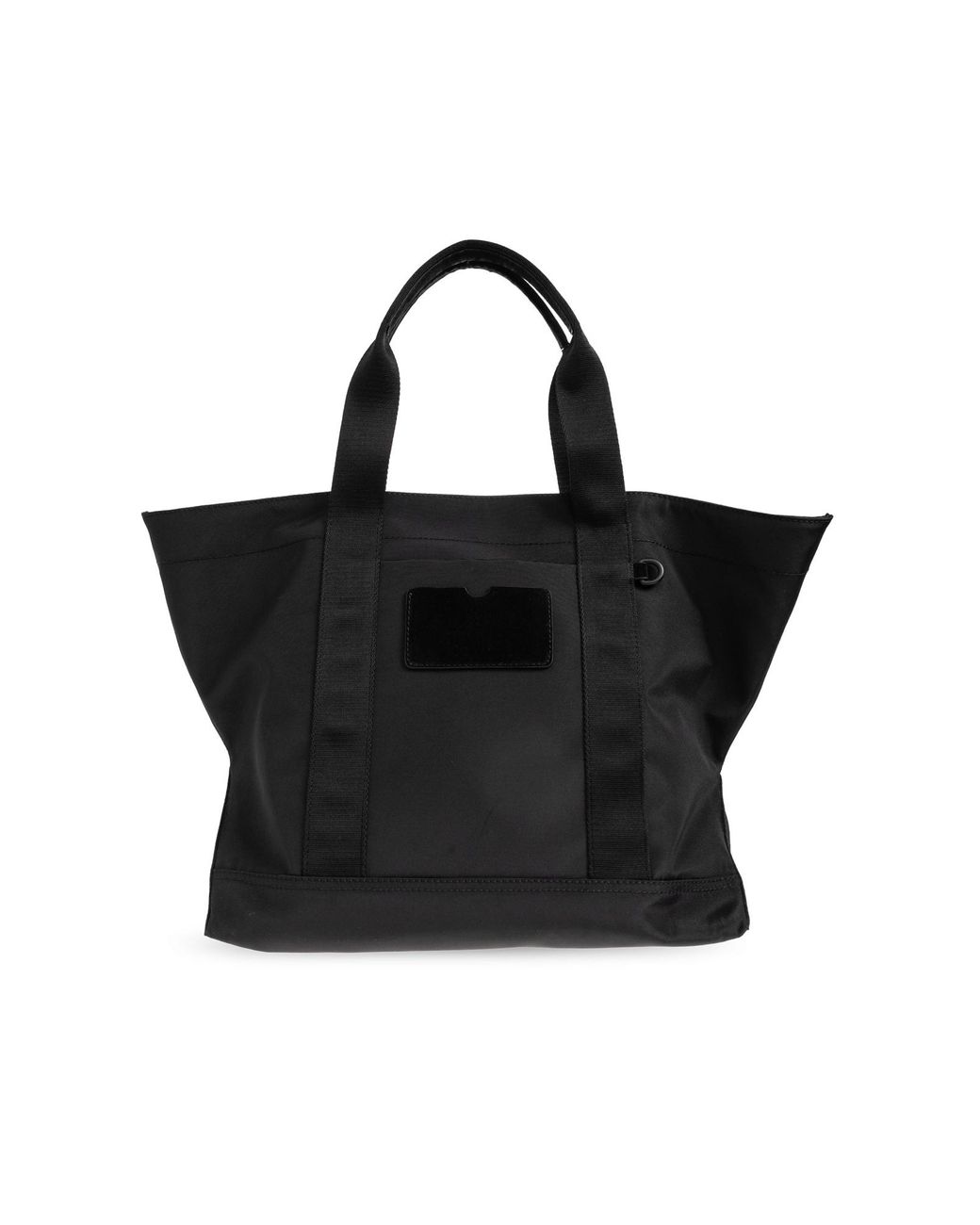 Moschino Black Logo Detailed Top Handle Shopper Bag for men