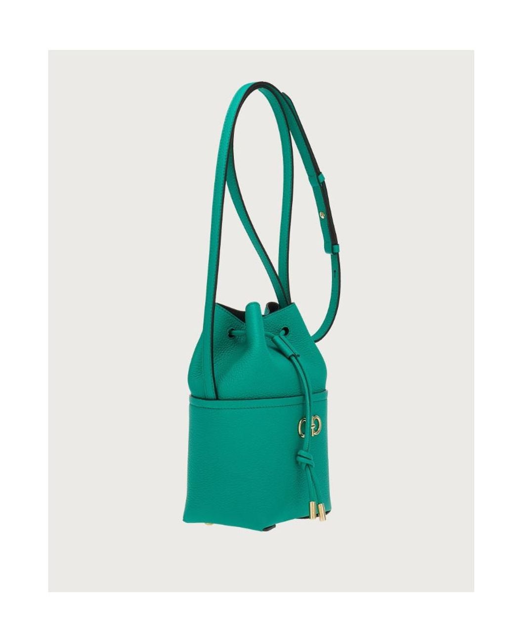 Ferragamo Green Logo Mini Bag
