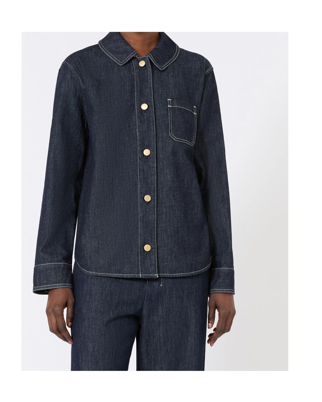 Max Mara Blue Denim Shirt