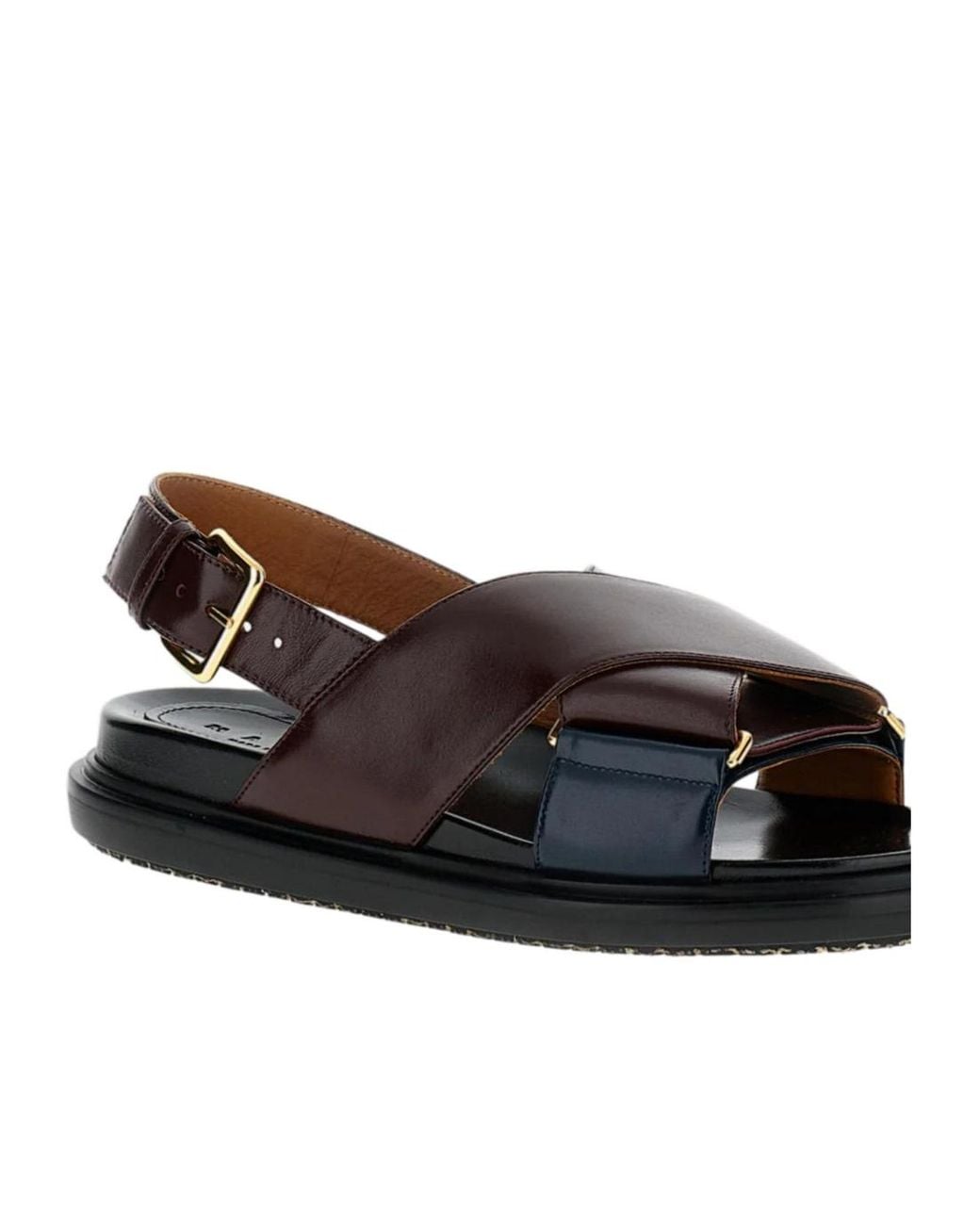 Marni Black Buckled Sandals