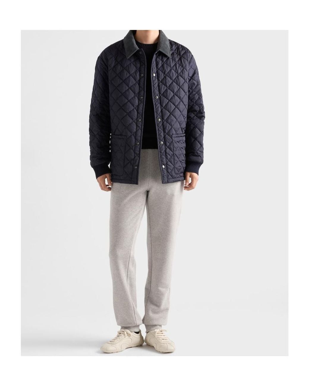 Prada Blue Re-Nylon Jacket for men