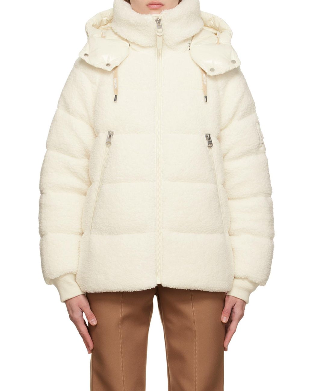Mackage Natural Edana Teddy Bear Down Jacket