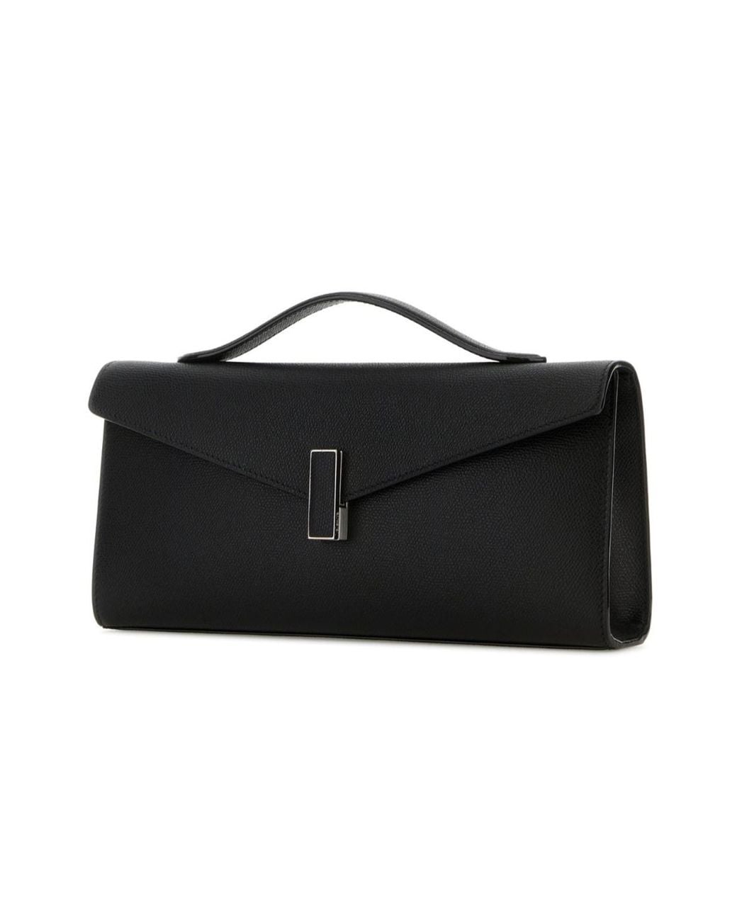 Valextra Black Iside Clutch Bag