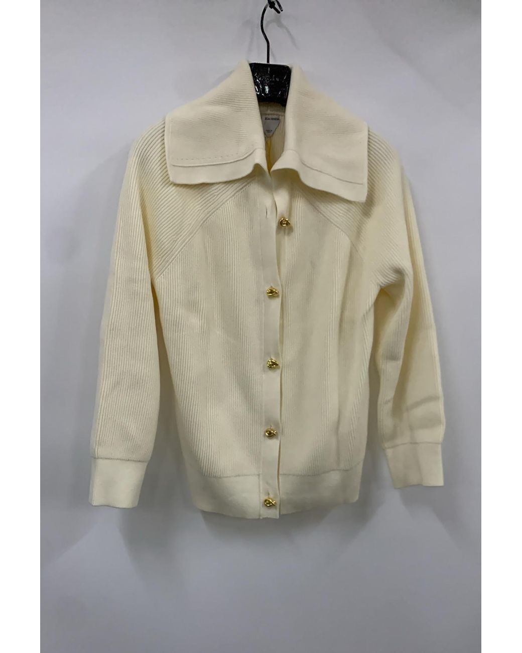 Bottega Veneta Natural Long Sleeved Knitted Cardigan