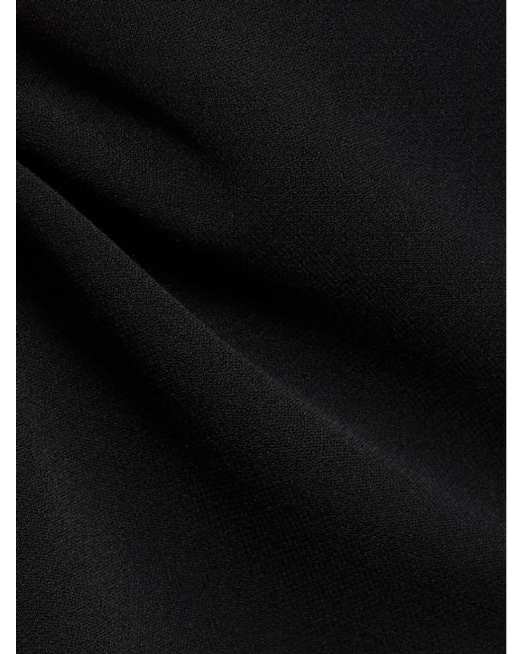 Acne Black Mini Side-Split Skirt