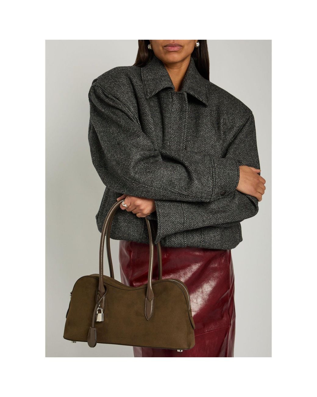 Stella McCartney Brown Stella Ryder Medium Bag Alter