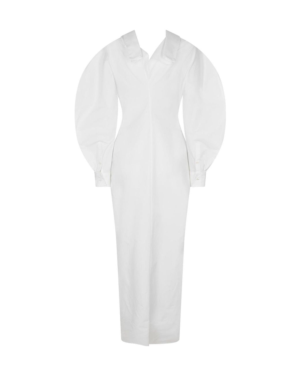 Givenchy White Long Shirt Dress