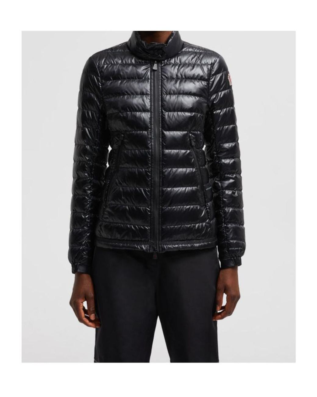 Moncler Black Walibi Short Down Jacket