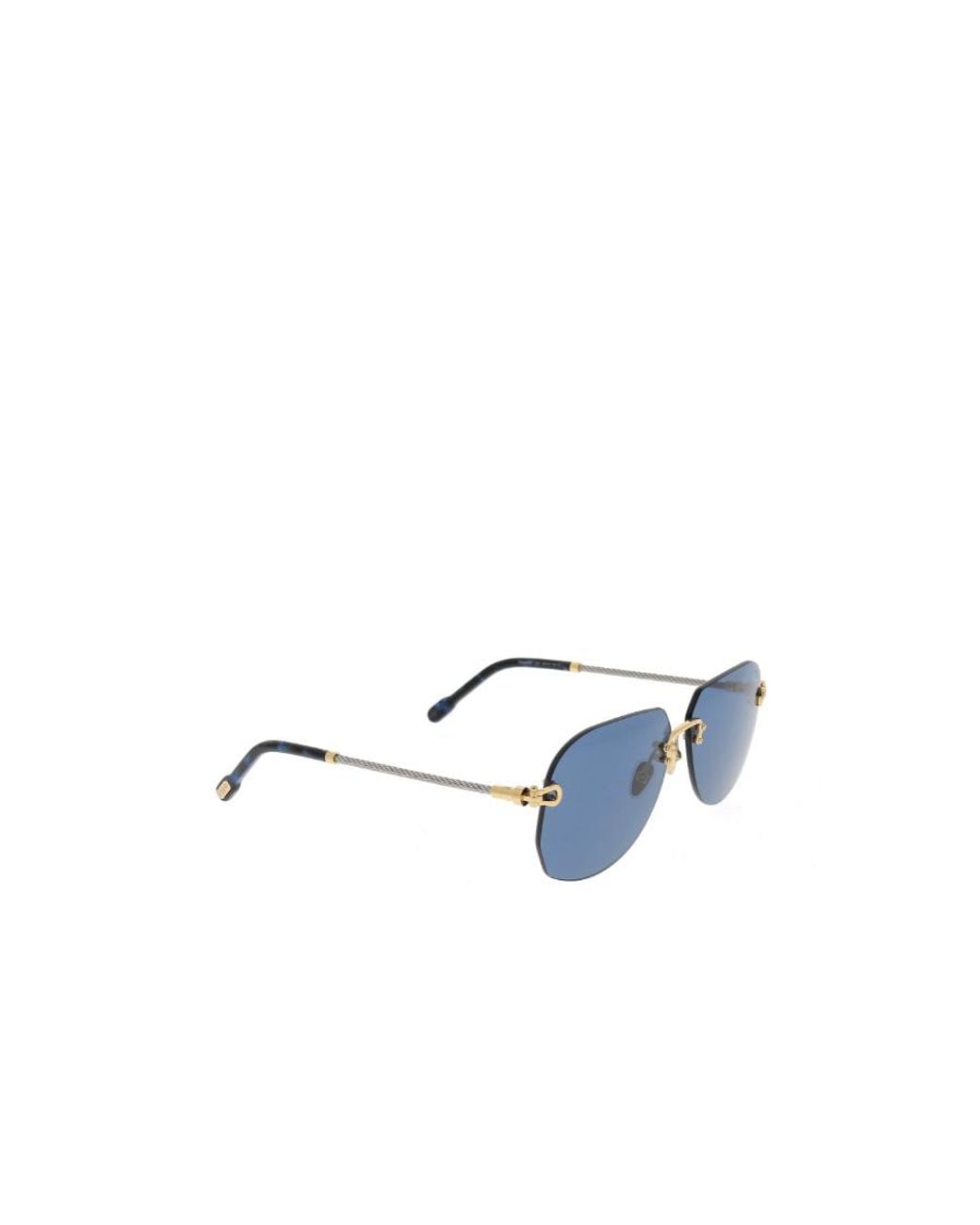 Fred Blue Logo Sunglasses for men