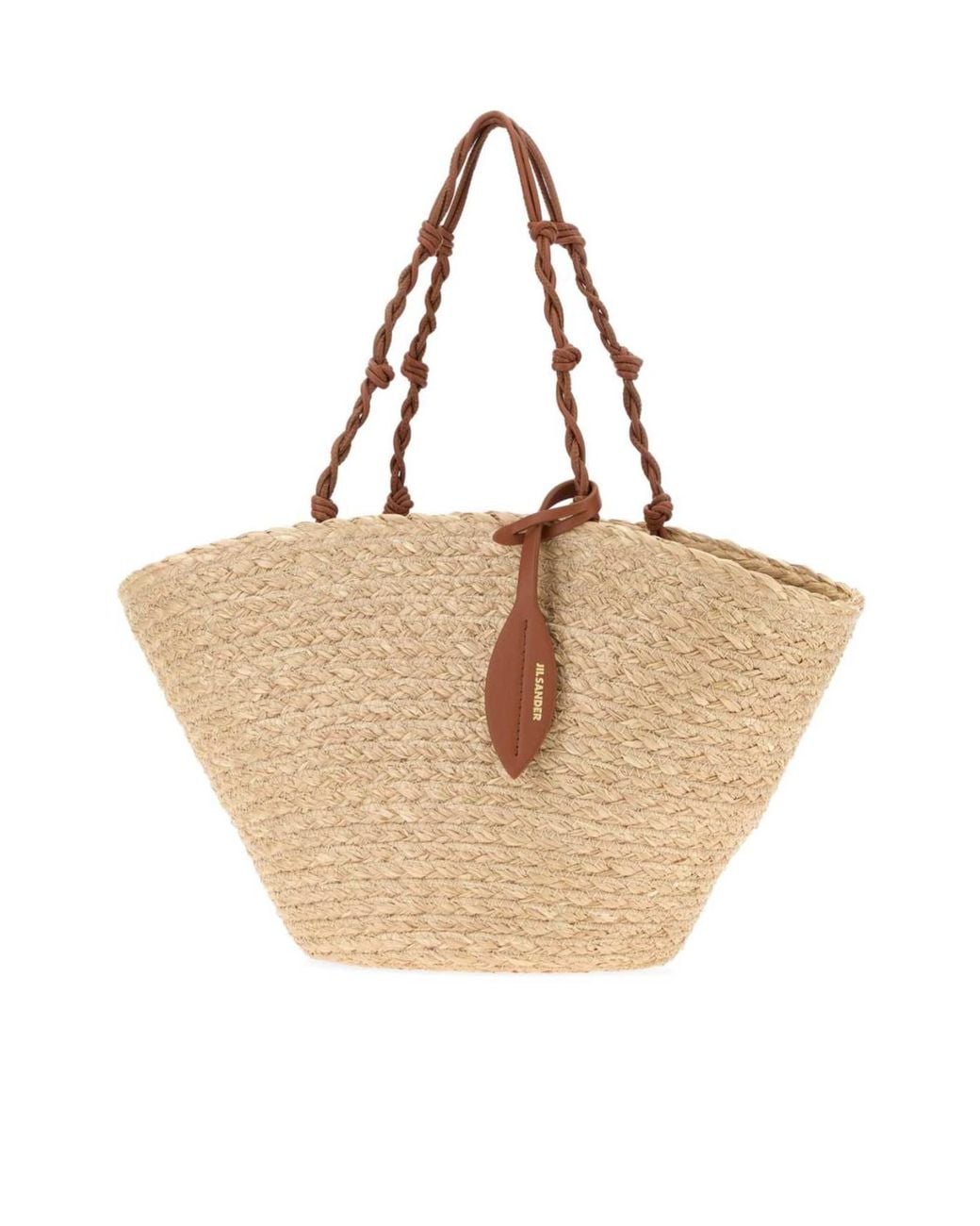 Jil Sander Natural Tangle Beach Bag