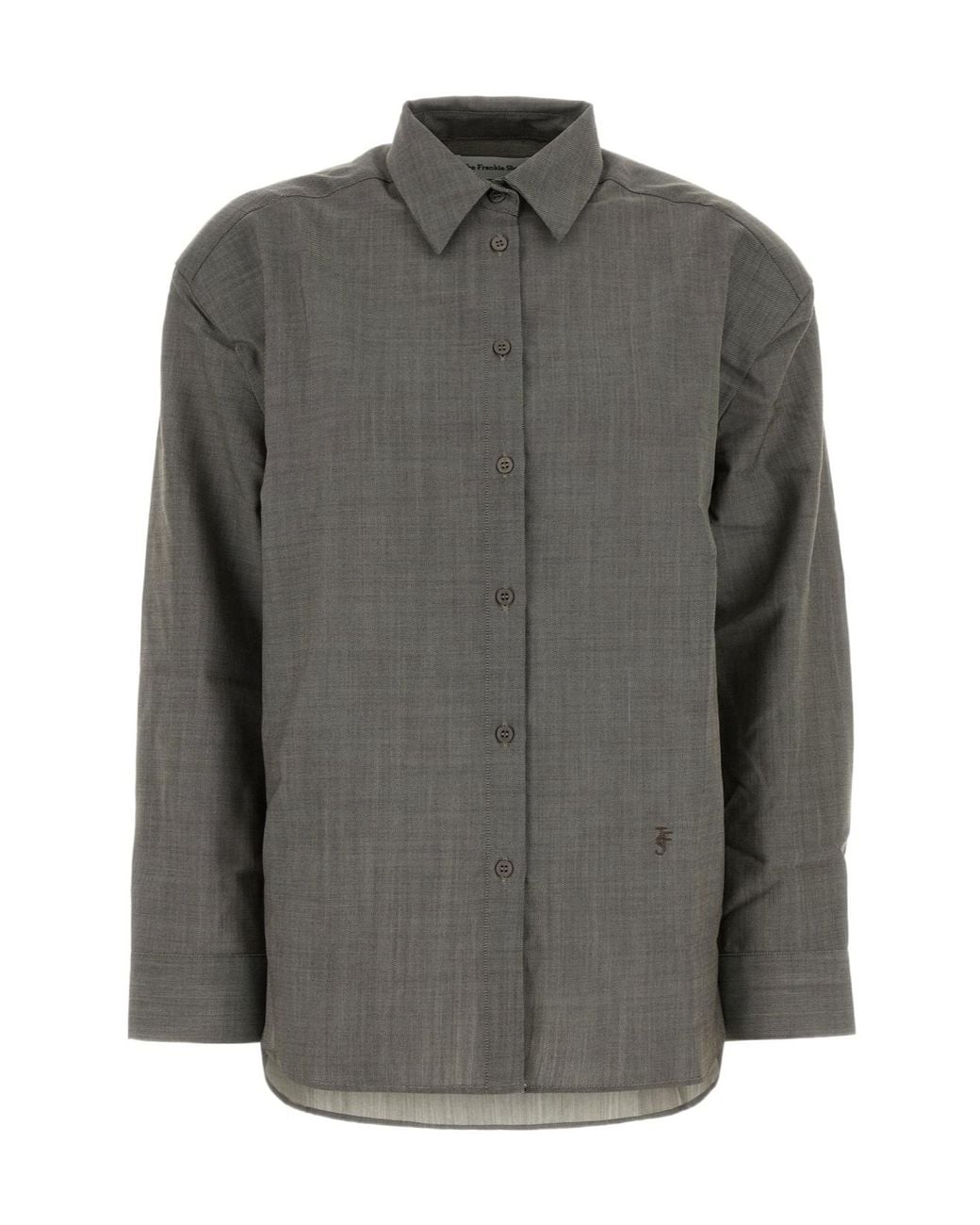 Frankie Shop Gray Long-Sleeved Shirt