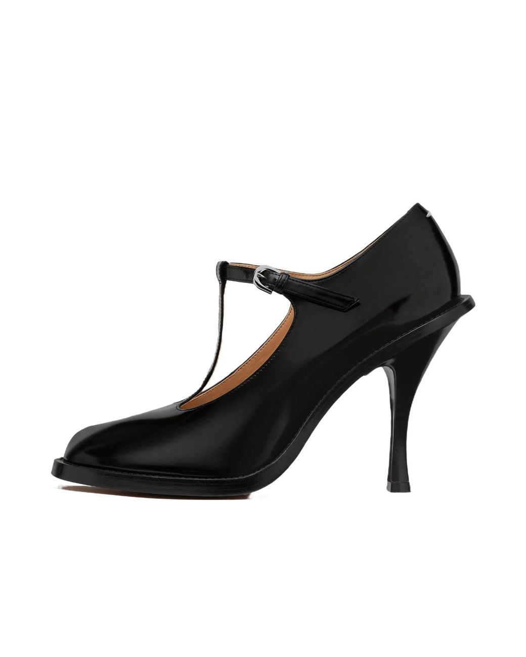 Maison Margiela Black Ourgeoise Tabi Toe Chunky Pumps