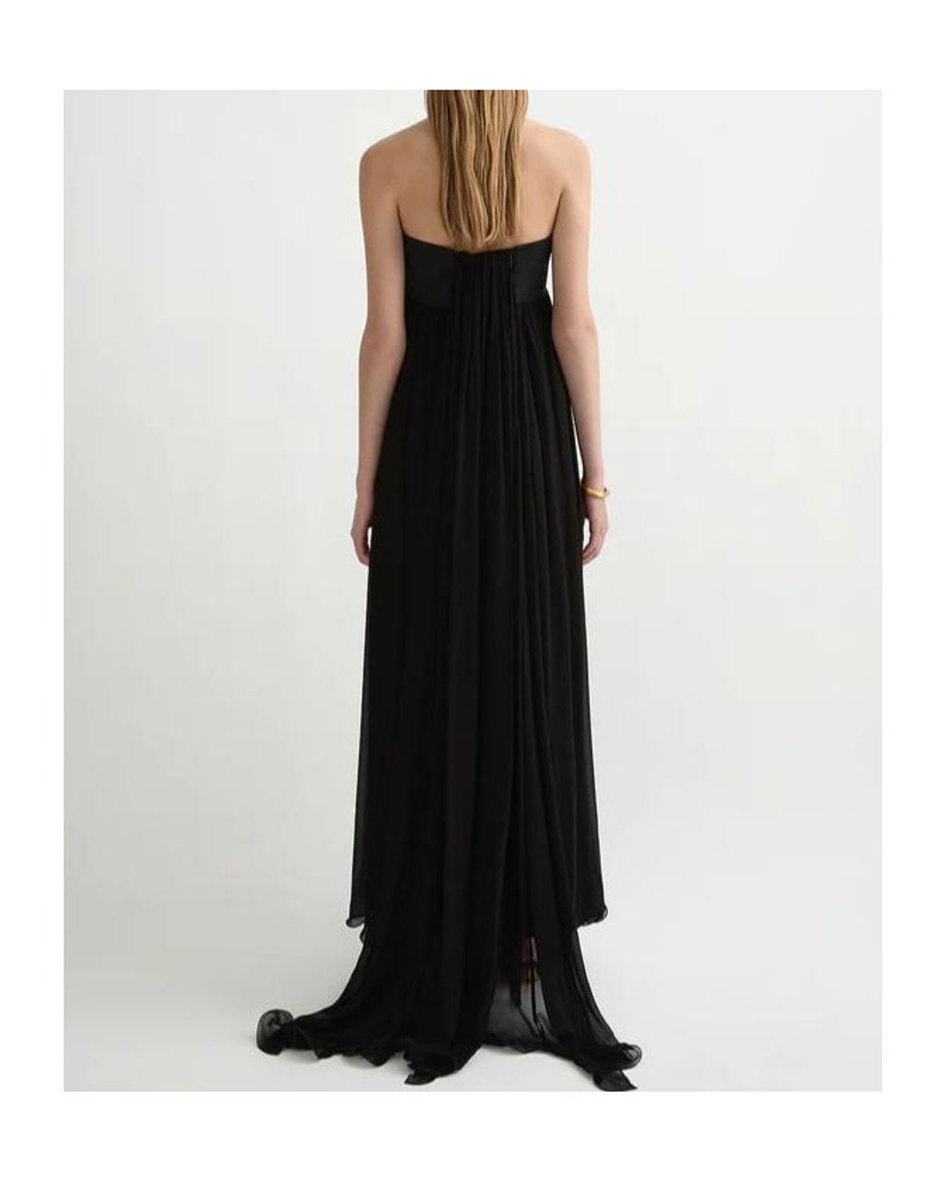 Posse Black Solene Strapless Maxi Dress