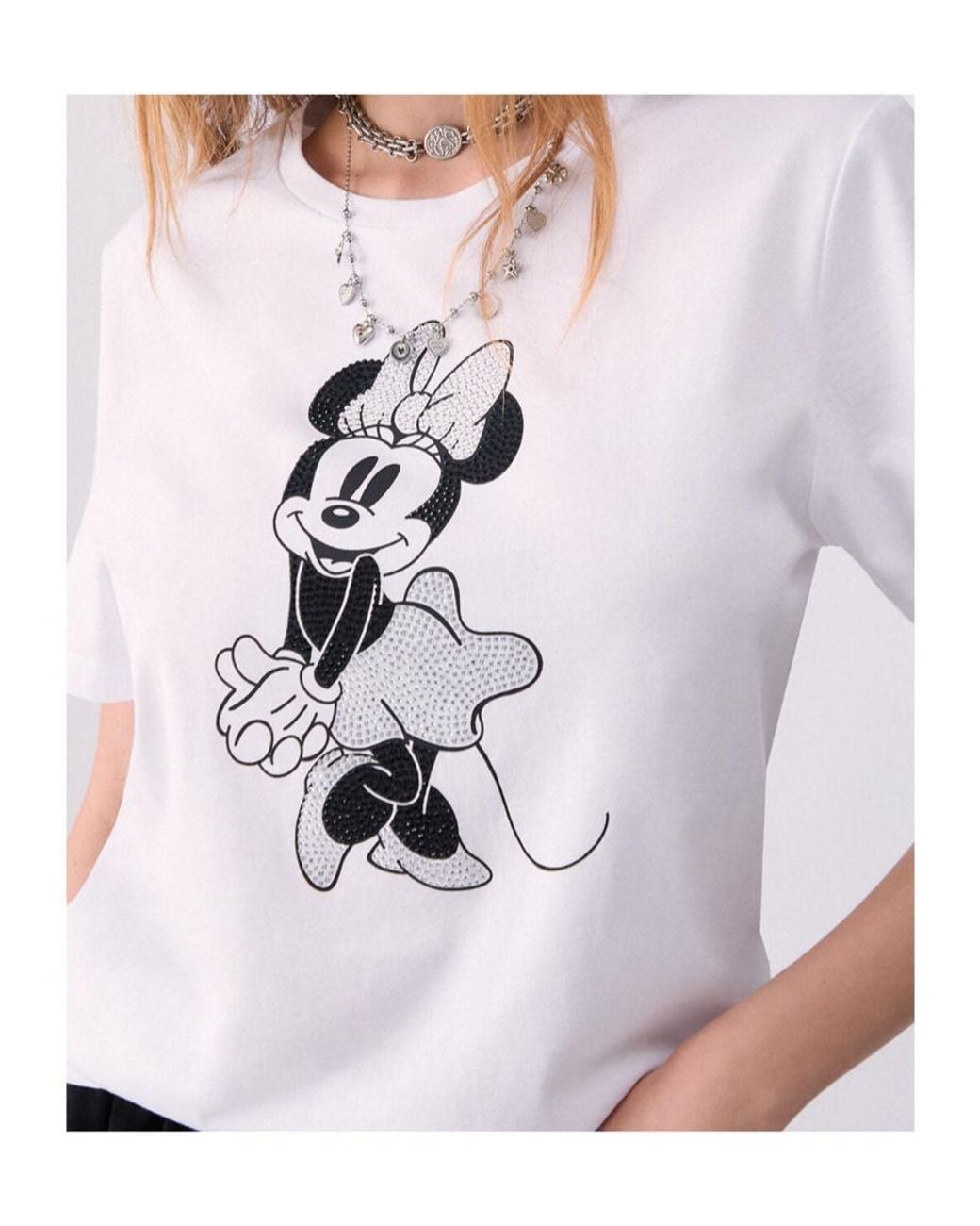 Liu Jo White Minnie Print T-Shirt