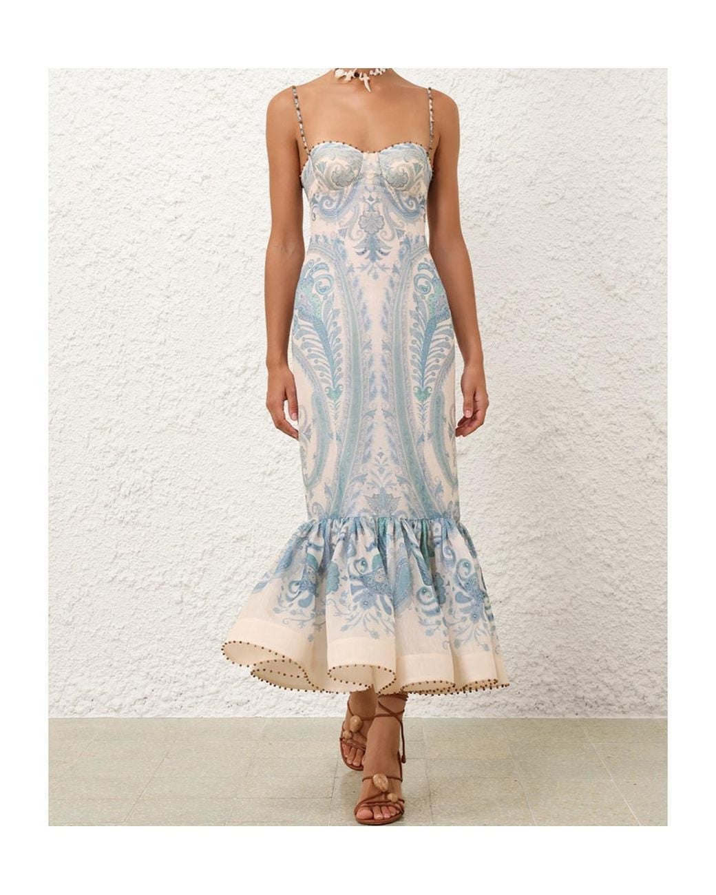 Zimmermann Blue Illuminate Gown