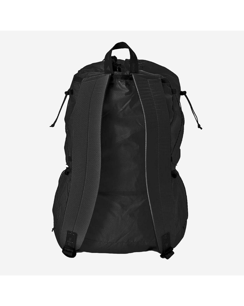 And Wander Black 111 Logo Detail Sil Backpack for men