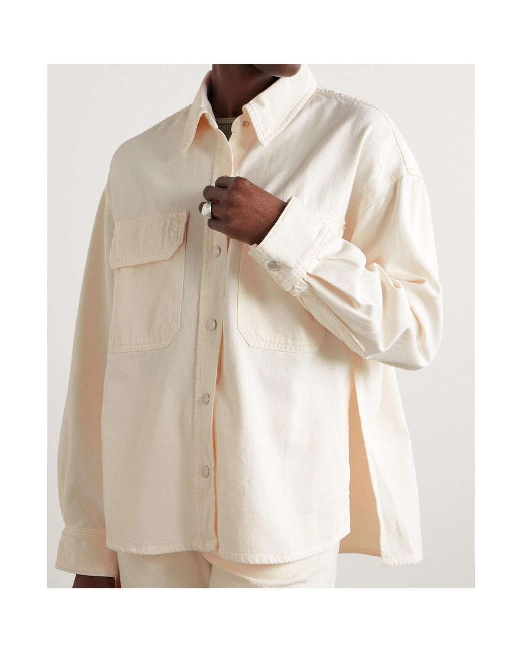 Agolde Natural Long Sleeve Shirt