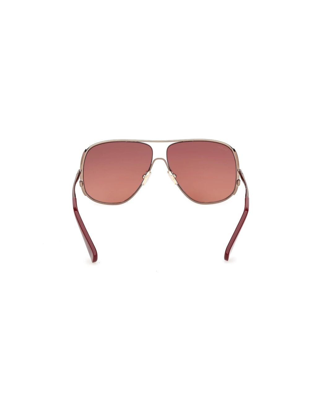 Max Mara Pink Shield Frame Sunglasses