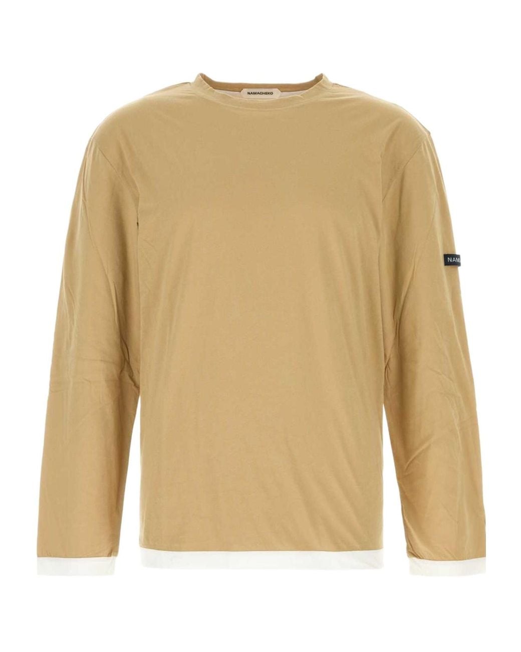 NAMACHEKO Natural Coupled Long Sleeve T-Shirt for men