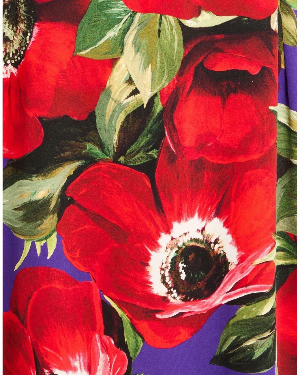 Dolce & Gabbana Red Midi Dress Silk, Elastane