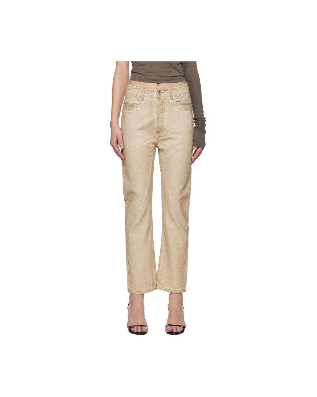 Rick Owens Natural Hollywood Vdd Jeans